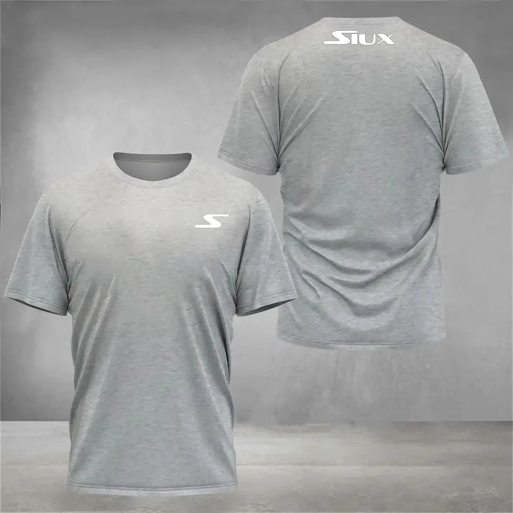 3D Print Siux Top Padel Uomo Tennis Sweat Traspirante Top Abbigliamento Sportivo Da Uomo Running Badminton Fitness Quick Dry T-Shirt