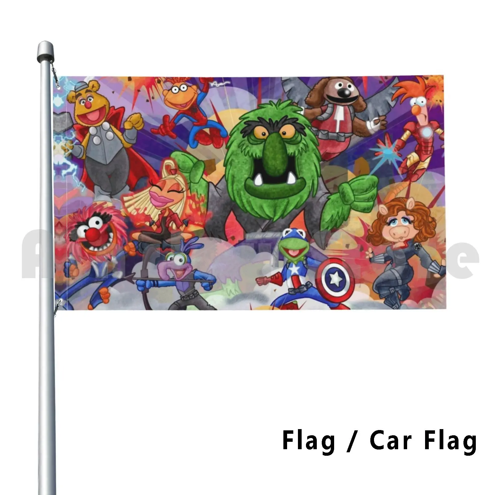 Flag Car Flag Untitled 2055 Super Monsters Michael Mcelroy