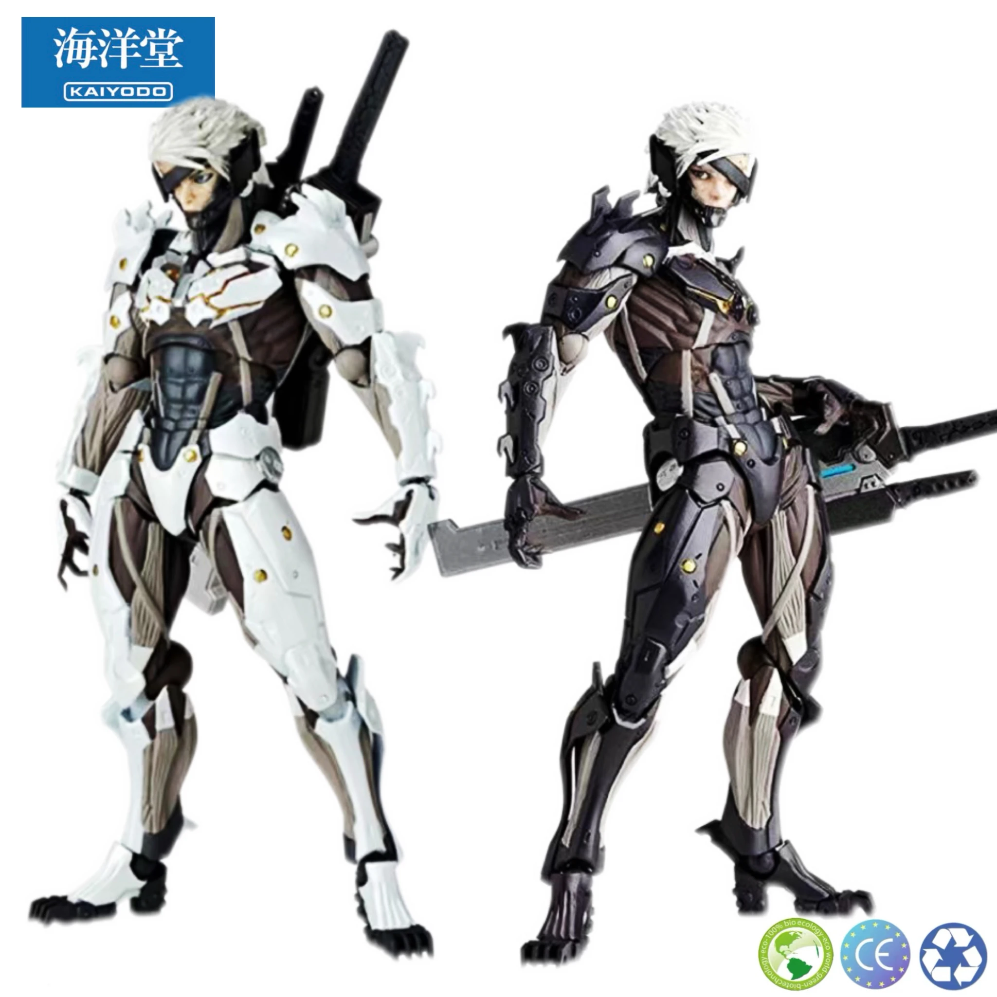 Nuovo Kaiyodo L'Ocedo Yamaguchi 140 Ex Metal Gear Raiden Metal Gear Rising Rising Thunder Hand Gift Doll Ko