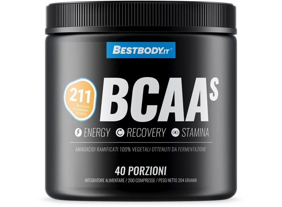 BestBody BCAAs 2:1:1 Aminoacidi Ramificati 200 Compresse