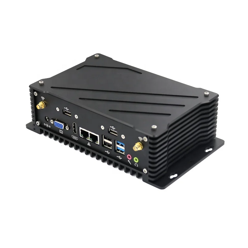 Piccolo Computer Portatile J1900 8G Ram 128Gb M.2 Ssd Dual Rj45 Lan 6 Com Ubuntu Mini Pc Emo Robot Freestyle Libre Sensor