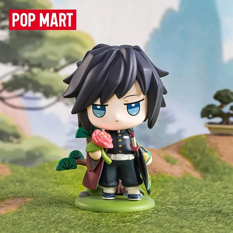 Popmart Demon Slayer Birth Flower Series Blind Box Guess Bag Toys Doll Cute Anime Figure Ornaments Collection Gift