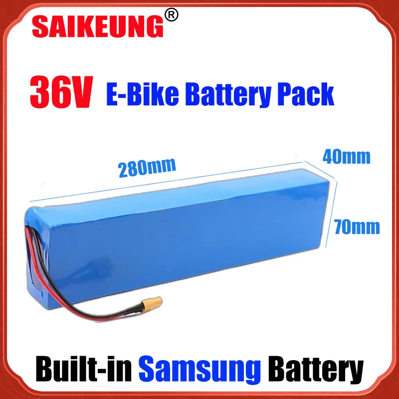 36 V Batterie Velo Electrique 13Ah 14Ah 15Ah 25 30Ah Batteria Bici Elettrica 36 V 10Ah 20Ah Fahrrad Akku Fiets Accu 36 Volt Batterie