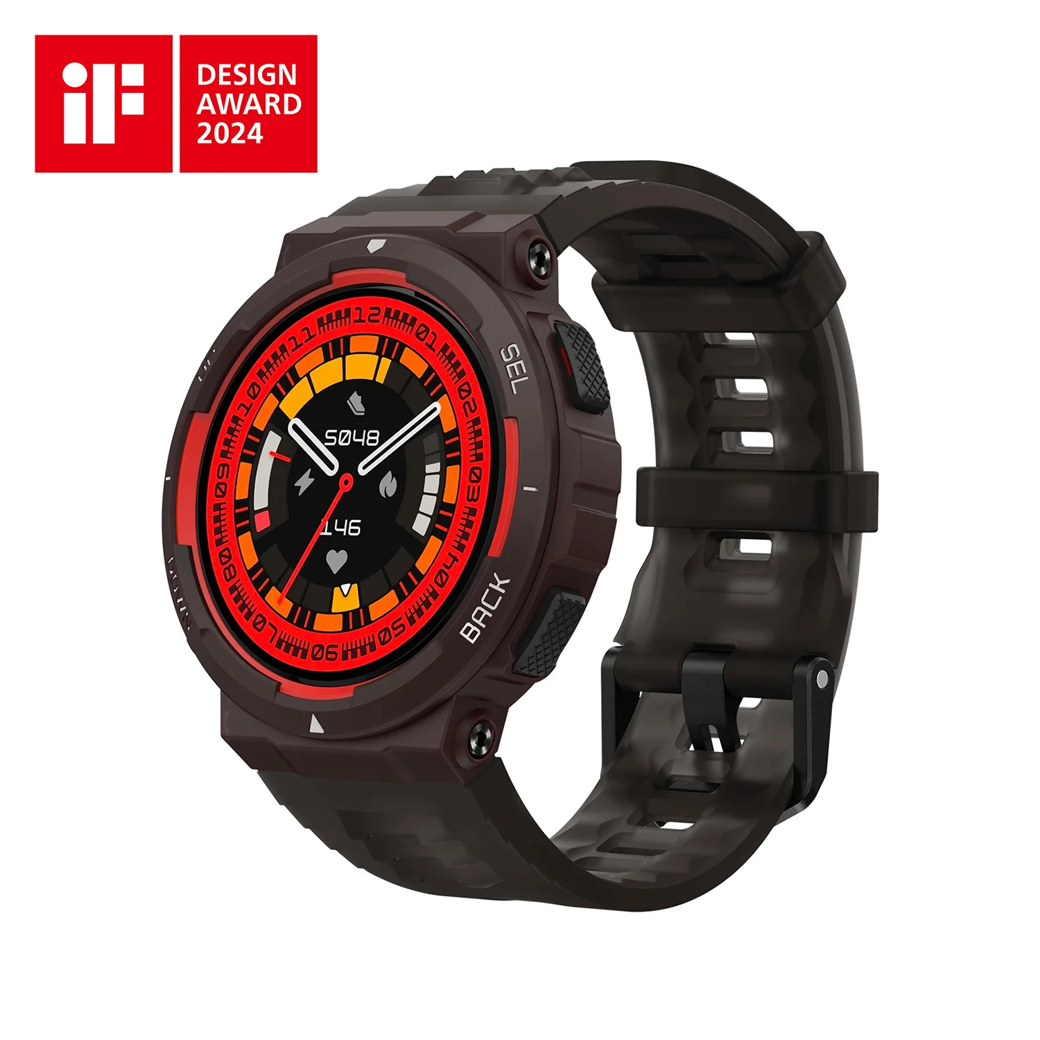 Originale Amazfit Active Edge Bold Dual-Color Design Smartwatch Editable Watch Faces 130 + Modalità Sportive Smart Watch