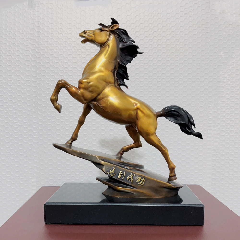 50% Di Sconto Ma Dao Cheng Gong Rame Decorativo Successo Statua Buoni Presagi Home Company Boss Office Deco Portare Ricchezza Denaro Buona Fortuna