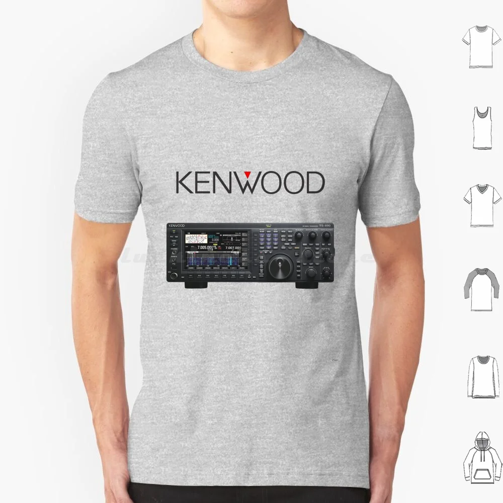 Kenwood Ts-890 T Shirt Cotone Uomo Donna Fai Da Te Stampa Amatoriale Radio Ham Radio Kenwood Ts 890 Kenwood Ts 890