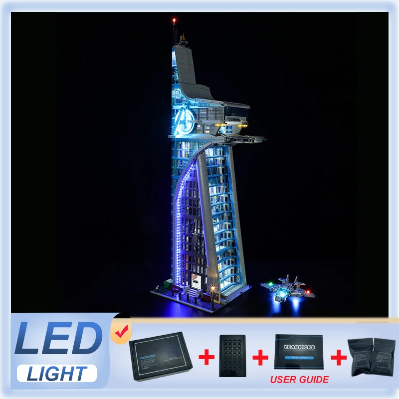 Kit Luci A Led Per Lego 76269 Avengers Tower (Solo Luce A Led, Senza Blocchi Di Costruzione)