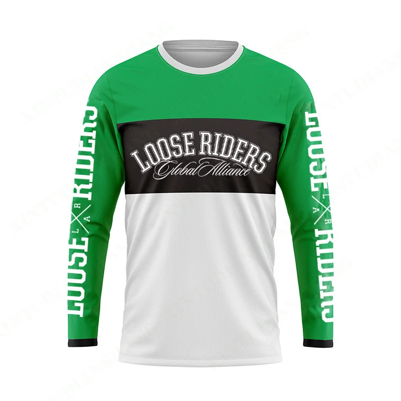2023 Maglia Da Ciclismo Downhill Da Uomo Mtb Mountain Bike Camicie Larghe Da Motociclista Offroad Dh Tute Da Moto Bmx Enduro Felpe