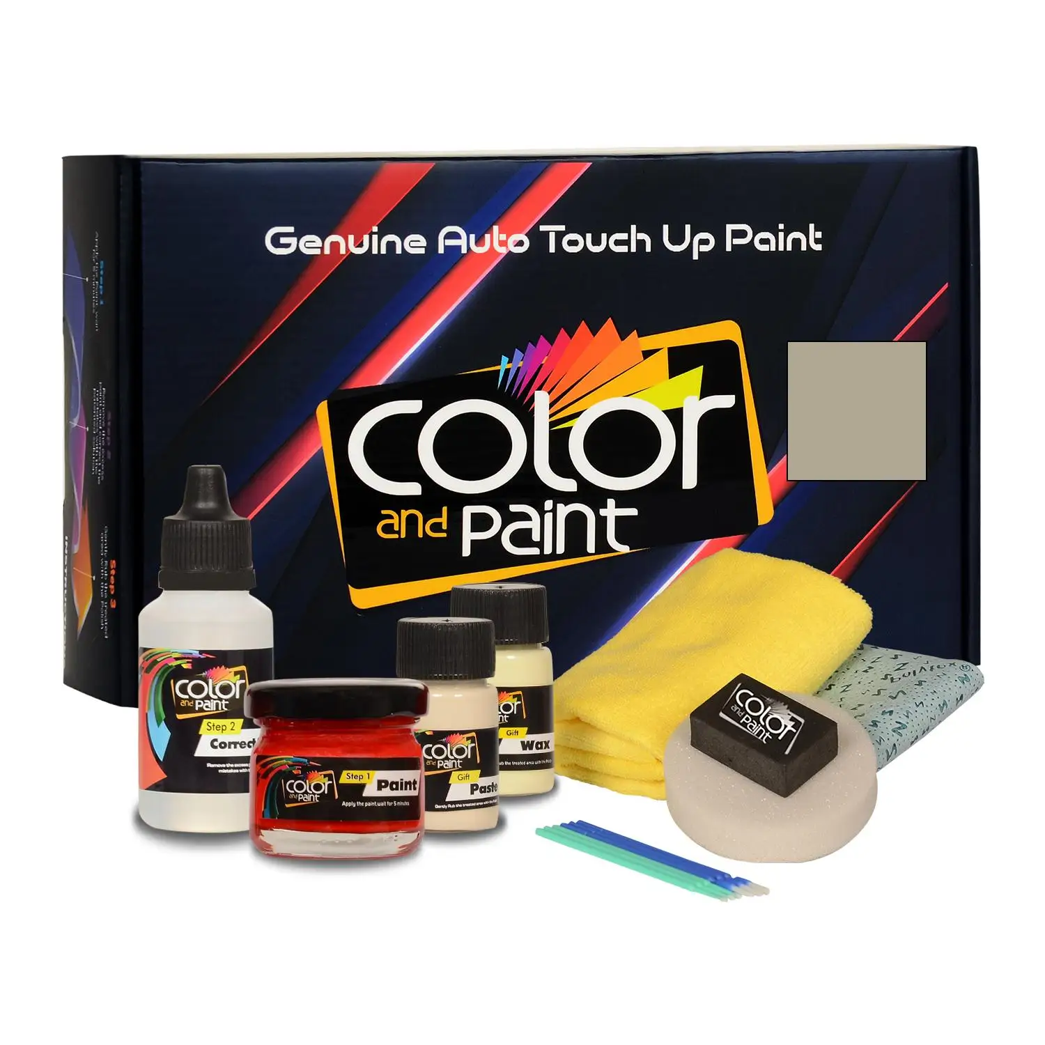 Colore E Vernice Compatibili Con Alfa Romeo Automotive Touch Up Paint - Grigio Platino Met - 689 - Basic Care