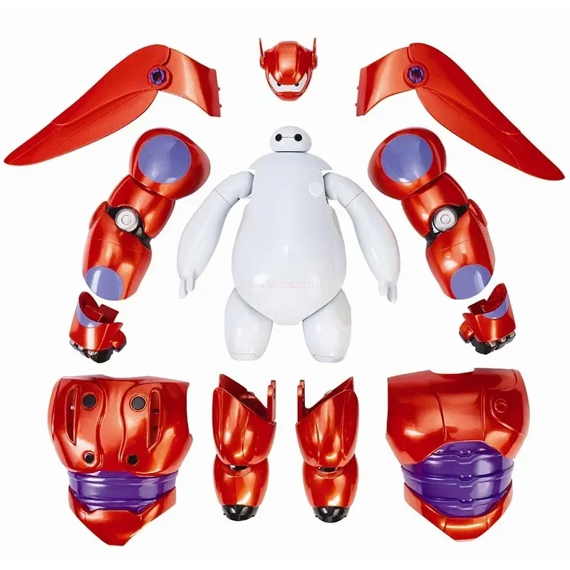 Cartoon Big Hero 6 Baymax Fat Man Anime Figure Toys Baymax Model Doll 16Cm Pvc Action Figure Modello Assemblato Regali Di Compleanno