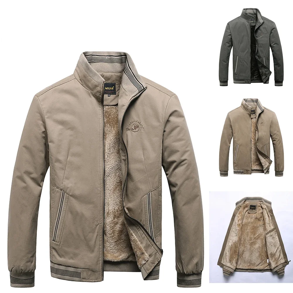 2023 New Men Winter Jacket Cotton Tactical Fleece Warm Bomber Jacket Maschio Green Vintage Military Coat Autunno Casual Di Alta Qualità