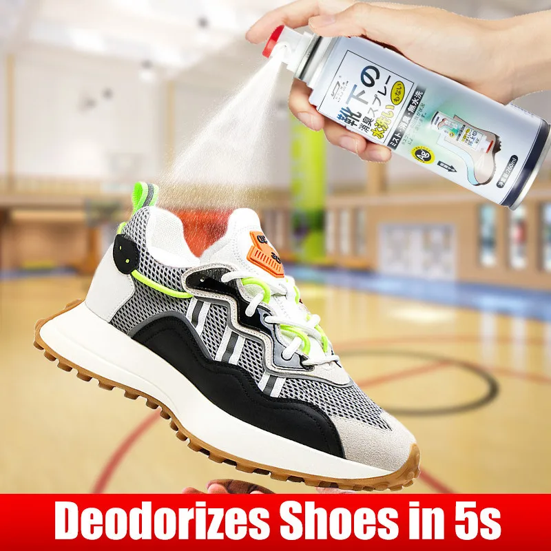 Deodorante Per Scarpe Spray Antibatterico Scarpe Deodorante Detergente Spruzzatore Rimozione Odori 260Ml Purificatore D'Aria Calzini Pulizia Sneaker