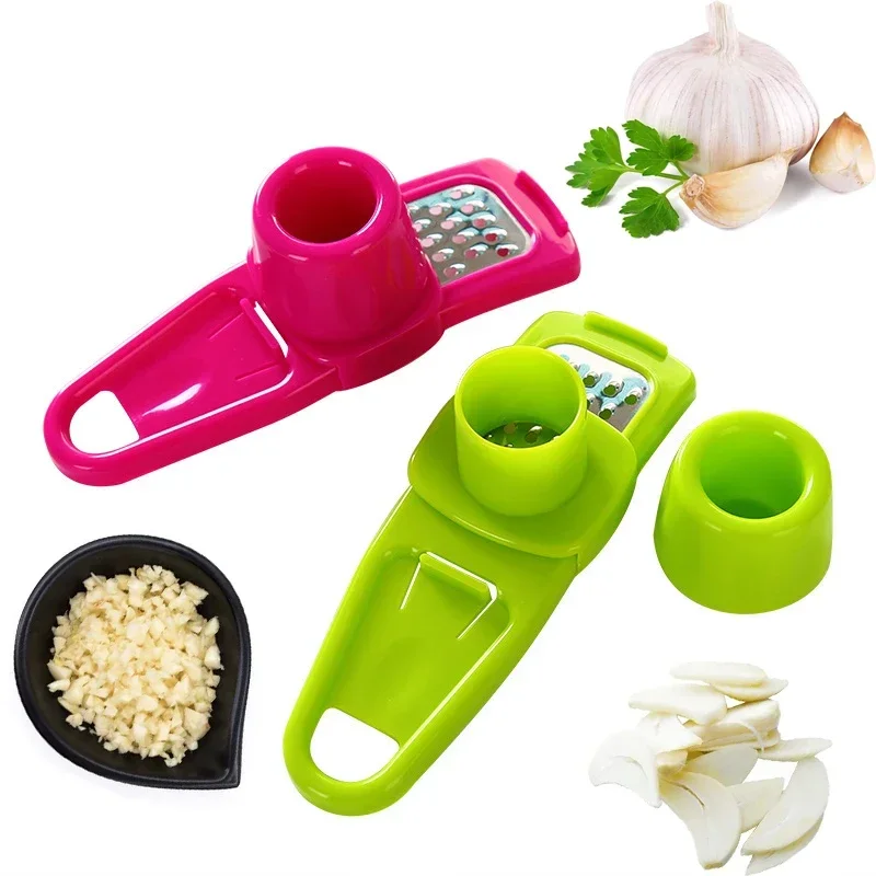 1 Pz Frantoio Per Aglio Pressa Multifunzionale Manuale Zenzero Aglio Macinazione Grattugia Taglierina Frantoio Aglio Pelapatate Utensili Da Cucina