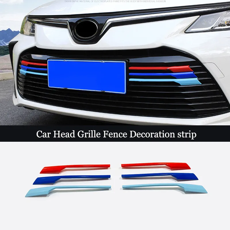 Per Toyota Sedan Corolla E210 2019 2020 2021 Abs Auto Anteriore Testa Griglia Recinzione Decorazione Striscia Copertura Trim Accessori Per Lo Styling 