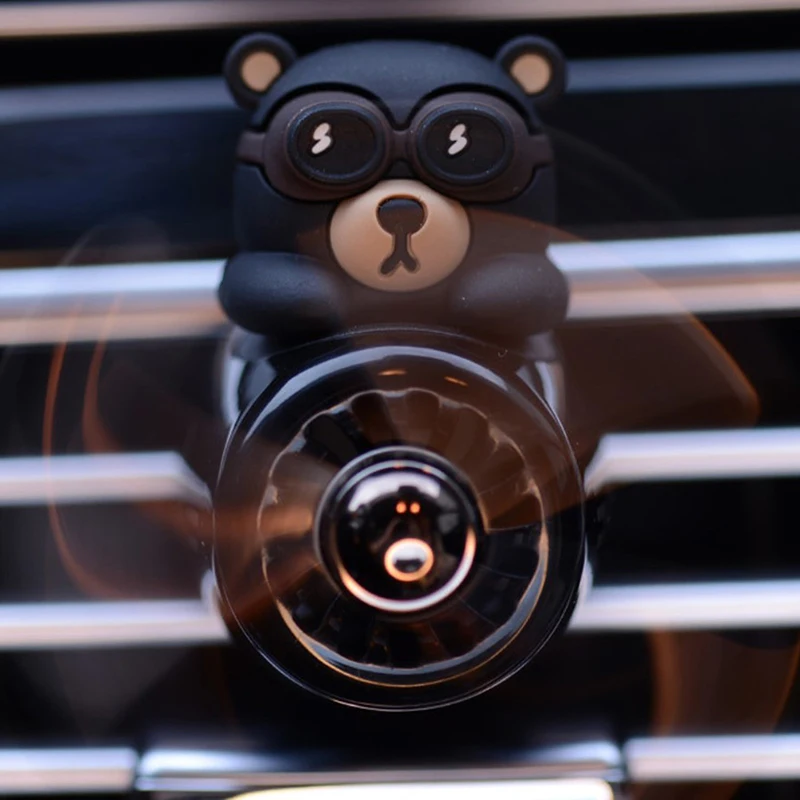 Deodorante Per Interni Auto Auto Arazzi Decor Fragrance Bear Pilot Rotating Profumo Automobile Filtr Powietrza W Samochodzie