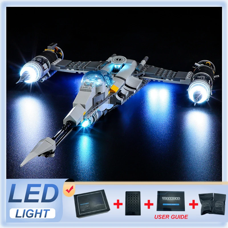 Kit Luci A Led Per Lego 75325 The Mandalorian N-1 Starfighter (Solo Luce A Led, Senza Modello Di Blocchi)