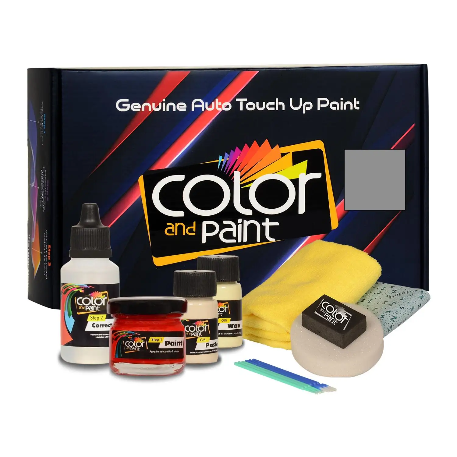 Colore E Vernice Compatibili Con American Motors Automotive Touch Up Paint-Grigio Scuro Met - A9 - Basic Care