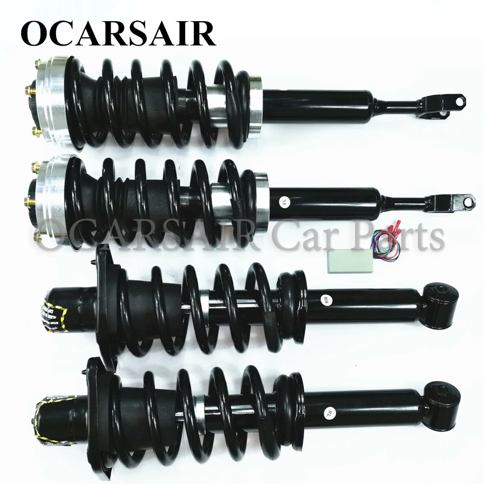 Per Audi A6 4B C5 Allroad Quattro 1999-2006 Molla Elicoidale Di Conversione Shock Kit Con Bypass/Ebm/ Spoofer Oem # 4Z7413031A 4Z7616051A
