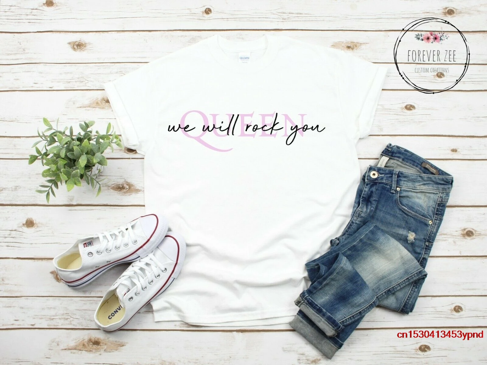 Slogan T-Shirt Queen Band Freddy Mercury Textions Vari Colori T-Shirt Da Uomo Queen Tee