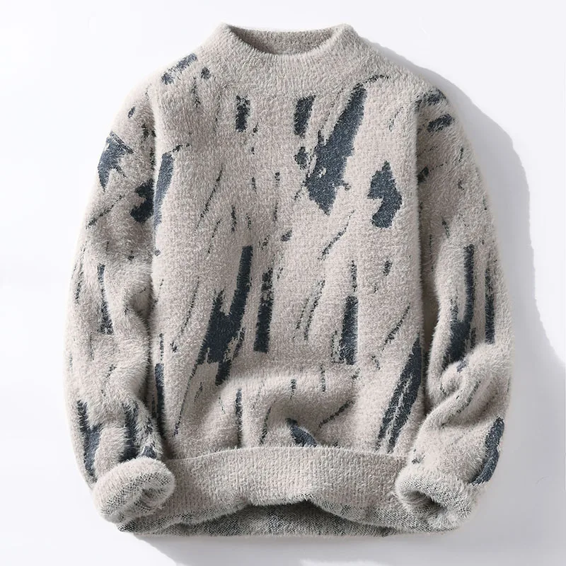 Abbigliamento Di Marca Maglioni Di Moda Di Alta Qualità/Pullover Lavorato A Maglia Casual Allentato Maschile/Maglioni Girocollo Casual Da Uomo M-3Xl