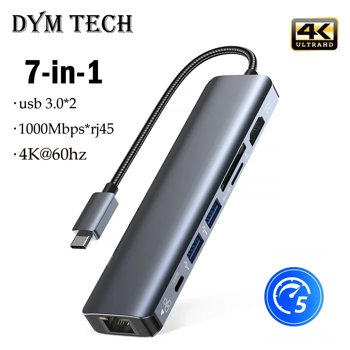 Adattatore Usb Ethernet 1000/100Mbps Usb3.0 Hub Rj45 Lan Per Pc Portatile Xiaomi Mi Box Macbook Windows Usb-C Hub Scheda Di Rete