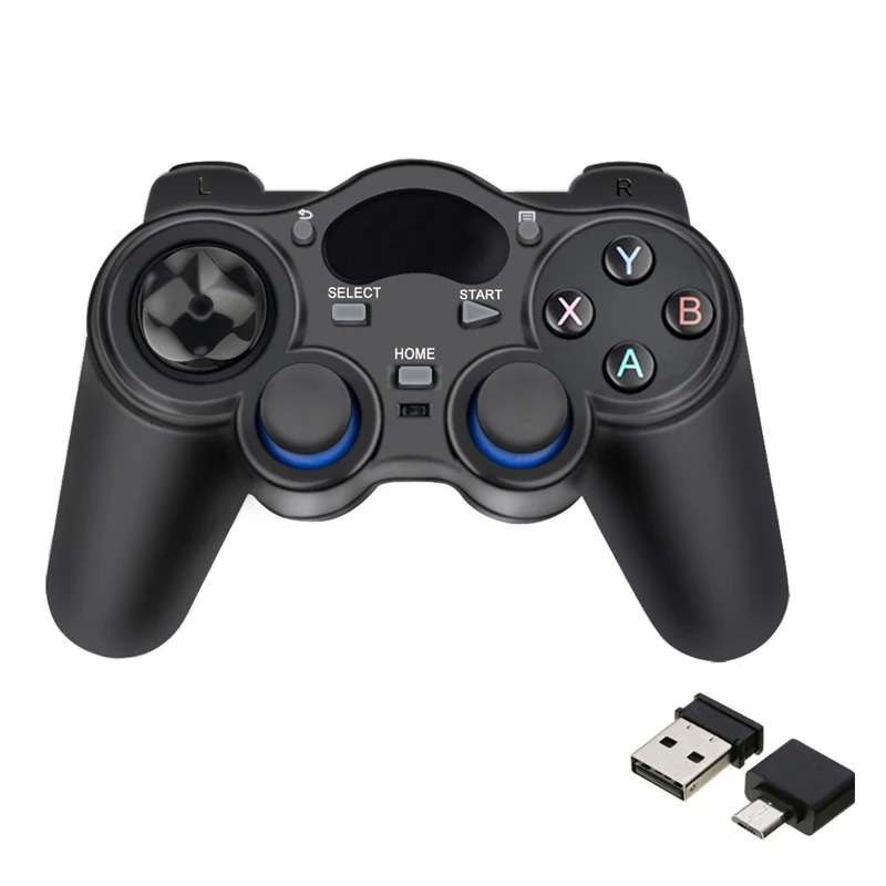 Migliori Offerte Gamepad Joystick Controller Di Gioco Wireless Otg 2.4G Con Ricevitore Usb Per Ps3 Android Tv Box Raspberry Pi4 Retropie
