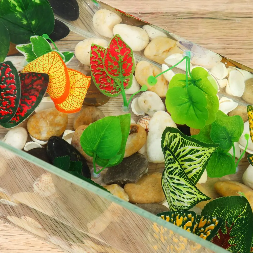 Decoration Fish Tank Landscaping Hammock Betta Leaf Simulation Fish Tank Plants Aquatic Plants