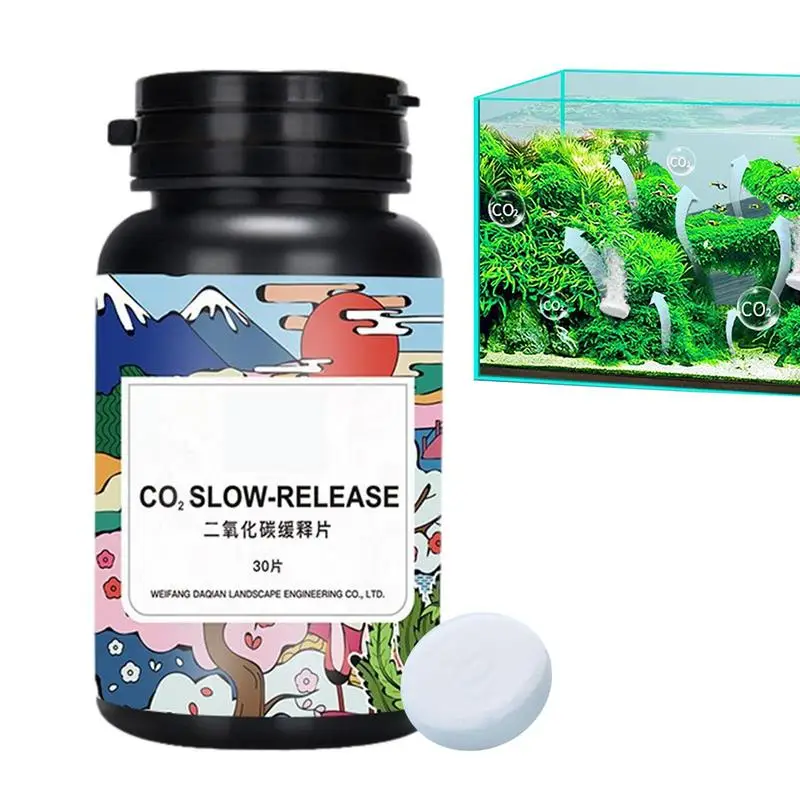 Compresse Di Co2 30 Compresse Di Anidride Carbonica Per Compresse Per La Coltivazione Di Piante D'Acquario 30 Compresse Stabilizzano Le Compresse Di C