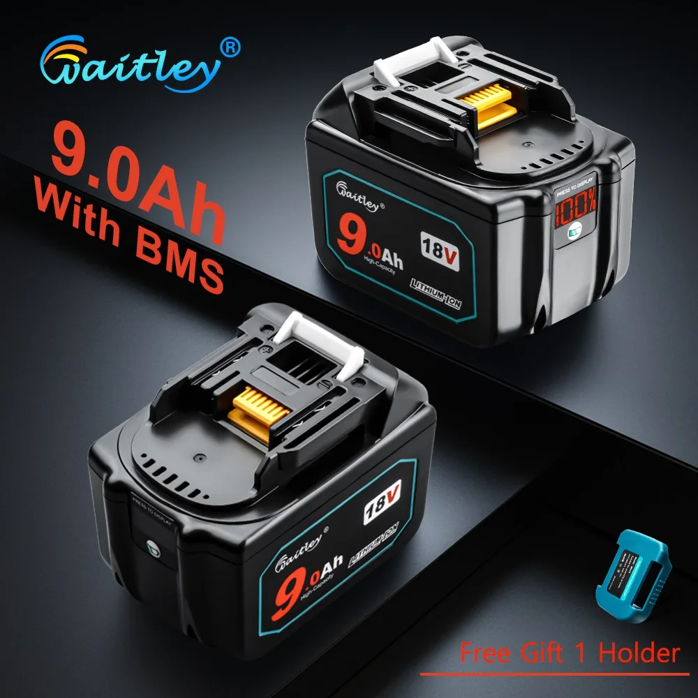 Batteria Ricaricabile Agli Ioni Di Litio Da 18V 9Ah Wtl1890 Per Batterie Per Elettroutensili A Batteria Agli Ioni Di Litio Makita 18V