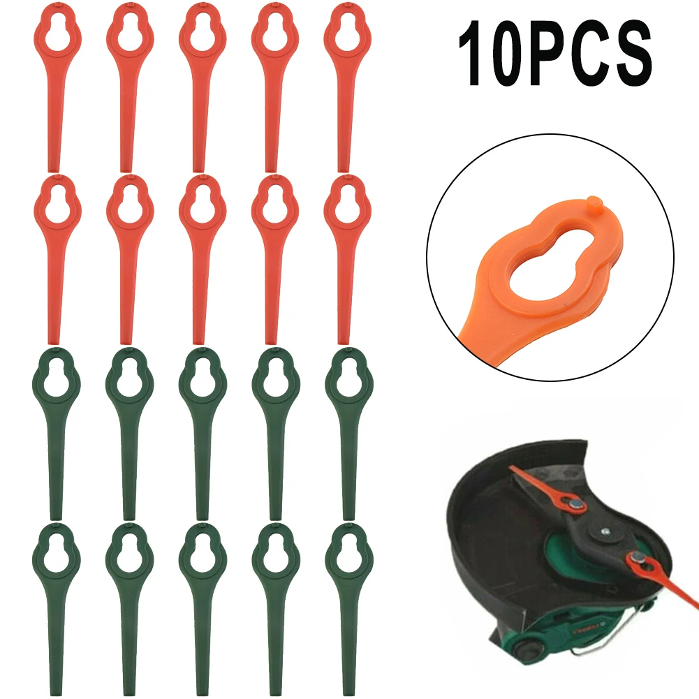 10 Pezzi Lame Per Tosaerba Per Aldi Ferrex Far 20-1 20V/40V Cordless Grass Strimmer Home Garden Power Tool Accessori Di Ricambio