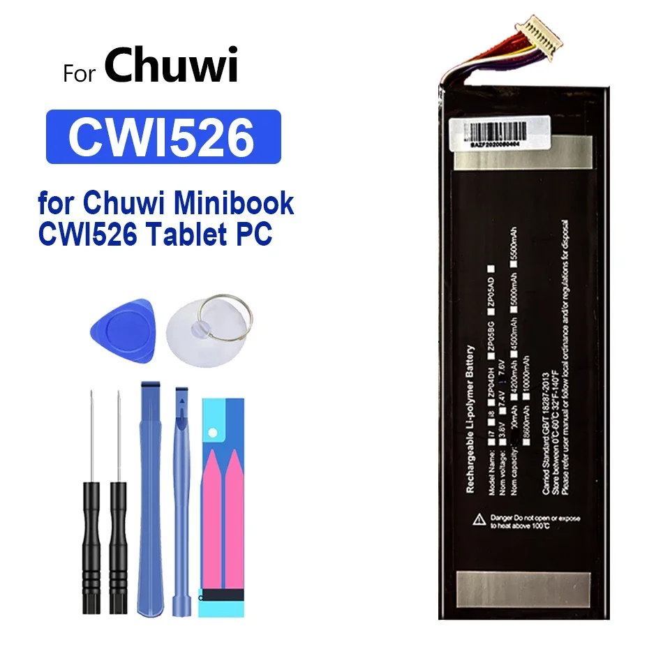 Batteria Da 3900Mah Per Tablet Pc Chuwi Minibook Cwi526