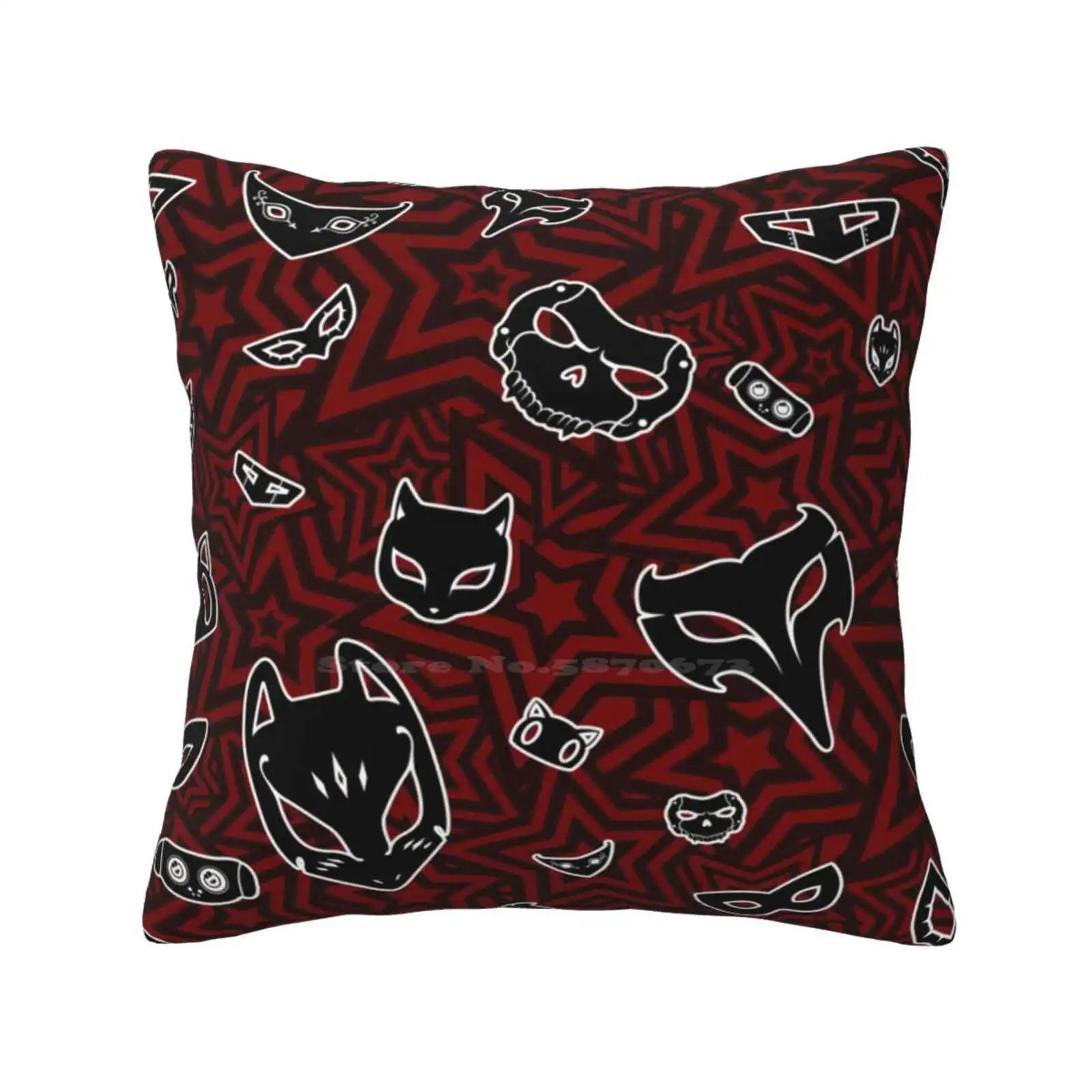 Persona 5 Fantasma Ladro Maschera Modello Federa Federa Persona 3 Fes Persona 4 Golden Persona 5 Royal Joker Skull Ryuji
