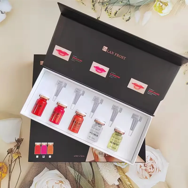 8Ml Bb Lip Makeup Mix Kit Trucco Permanente Lip Gloss Pigmento Fiala Siero Starter Kit Per La Colorazione Delle Labbra Trattamento Idratante