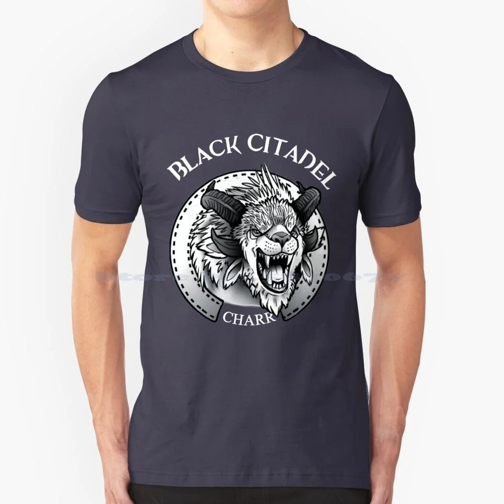 Charr Gw2 T-Shirt Black Cition 100% Cotton Tee Guild Wars 2 Gw2 Mmorpg Gamer Gaming Mesmer Quaggan Ranger Necromancer Engineer