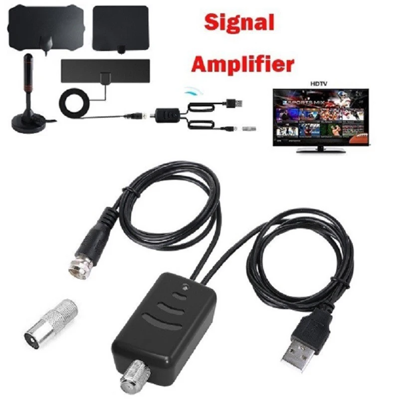 Convenienza A Basso Rumore Amplificatore Per Antenna A Canale Hd 25Db Amplificatore Di Segnale Hdtv Amplificatore Per Antenna Hdtv Amplificatore Di Se