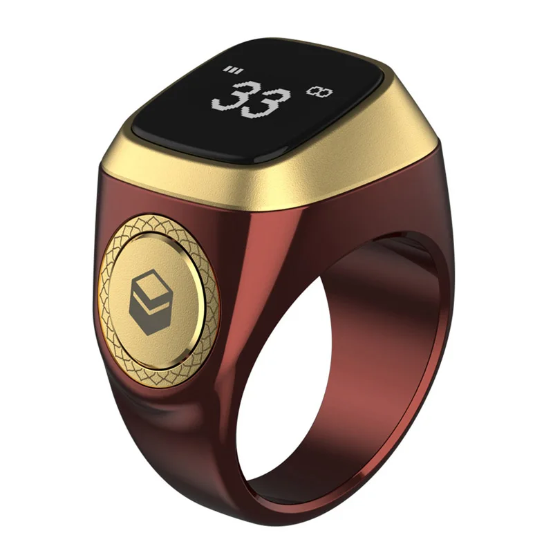 Smart Tasbih Tally Counter Ring Per Musulmani Zikr Digital Tasbeeh 5 Tempo Di Preghiera
