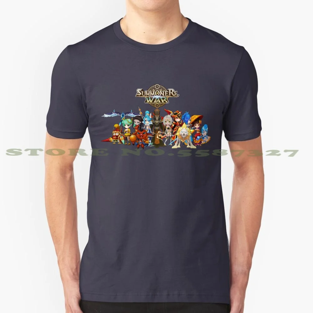 Monster Group Foto Grafica Personalizzata Divertente Vendita Calda Tshirt Evocatori Guerra Valameria Ja Valkyrie Mostri Videogiochi App Pinguino