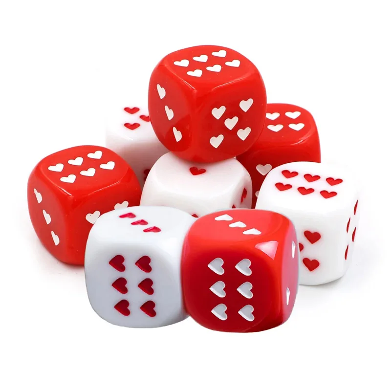 2 Pezzi Cuore Dadi Bere Giochi Coppia Regali Per La Fidanzata Juegos De Mesa Famiglia Deviidos Party Spiele Jogos De Festa