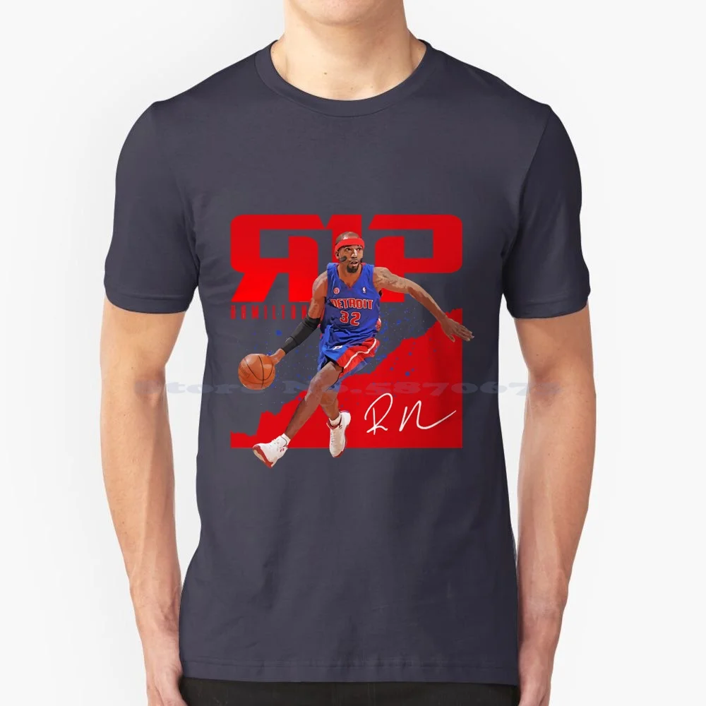 Rip Hamilton T Shirt 100% Cotone Tee Classic Hamilton Retro Rip Rodman Thomas Vintage