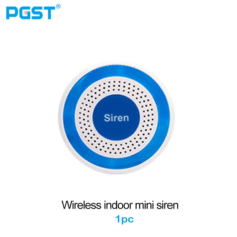 Sirena Wireless Per Interni Pgst 433Mhz Con Sistema Di Allarme Spot Wireless A Luce Stroboscopica Per Sistema Di Allarme Antintrusione Tromba Wireless