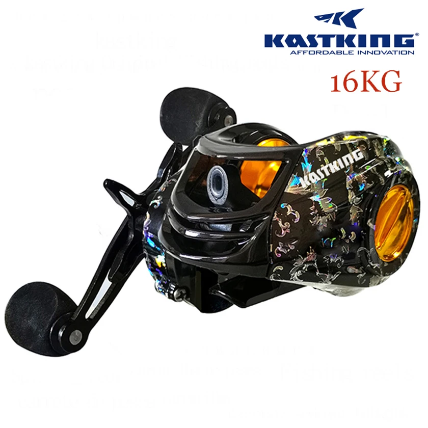 Mulinello Da Pesca Ad Alta Velocità Kastking 16Kg Massima Resistenza Lunga Pesca Invernale In Acqua Di Mare