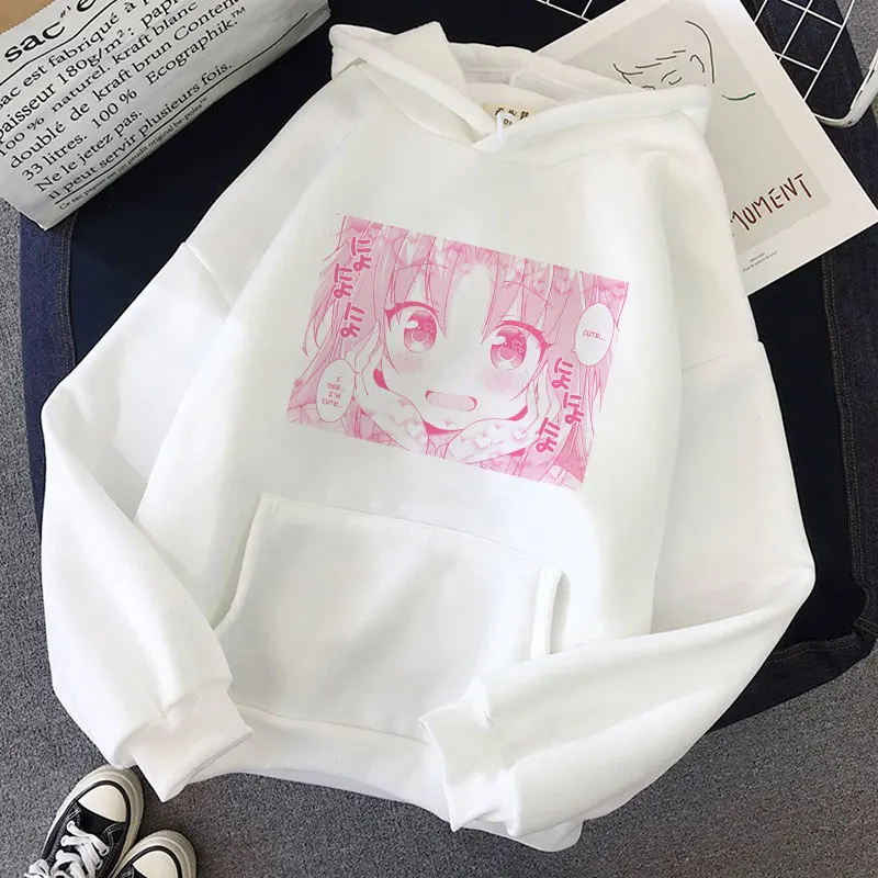 Felpa Con Cappuccio Da Donna Kawaii Anime Girls Giapponese Hunter Xx Felpa Vintage Harajuku Streetwear Top Allentati Punk Gotico Felpe Invernali