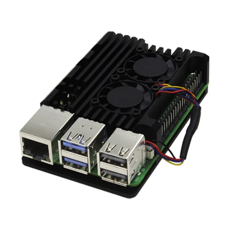 Custodia In Alluminio Durevole Ventole Raffreddamento Passive Protezione Scheda Madre Mini Computer P9Jb