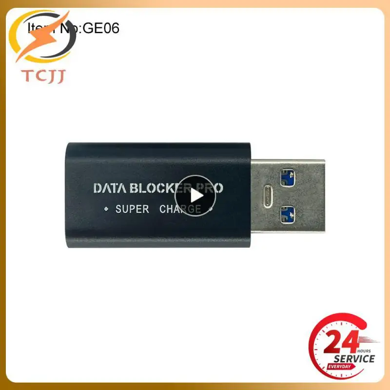 Convertitore Usb Resistenza All'Usura Plug And Play Apparecchiature Elettroniche Deep Space Ash Gold Charging Block Data Usb Data Blocker Red