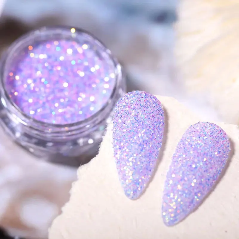 12 Colori Polvere Riflettente Per Unghie Extra Fine Zucchero Pigmento Per Unghie Smalto Gel Uv Cromo Iridescente Glitter Pigment Crystal Paillettes