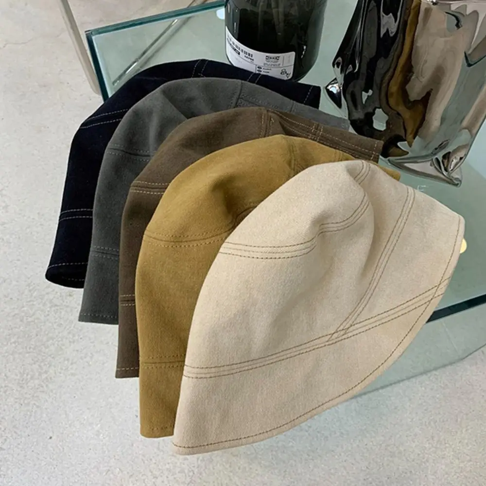 Cappello Da Pescatore Con Protezione Solare Protezione Solare Casual Berretto Da Spiaggia In Tinta Unita Cappello Da Pescatore In Cotone Donna Ragazze