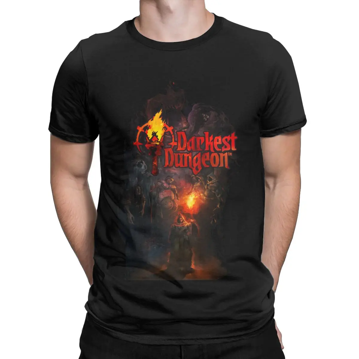 Dark Dungeon Descent In Madness Videogioco Goth Novità Maglietta In Cotone Girocollo Maglietta Manica Corta Abbigliamento Per Adulti