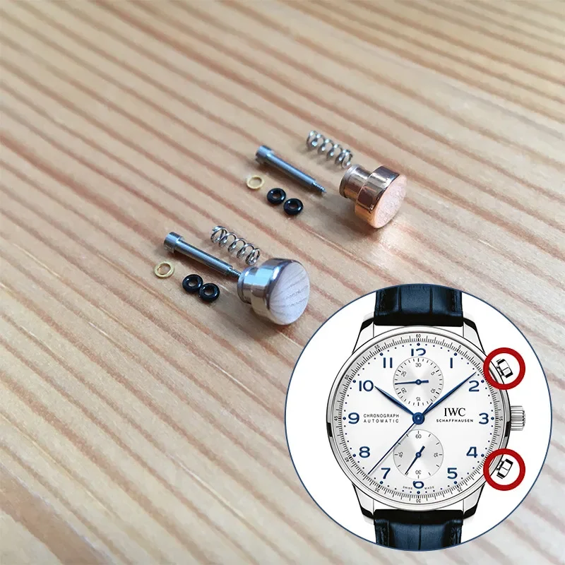 Guarda Il Pulsante Per Iwc Portugieser Iw3714 Chronograph Watch Pusher Parts