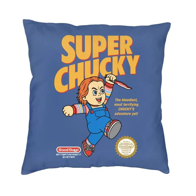 Super Killer Doll Chucky Modern Throw Pillow Covers Home Decorativo Children'S Play Horror Film Sofa Cushion Case
