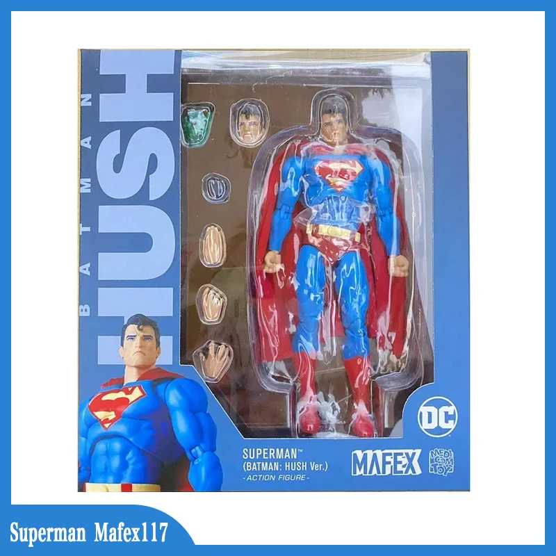 Originale Superman Hush Mafex No.117 Superman Mafex117 Anime Action Figure Model Collection Figurine Toys